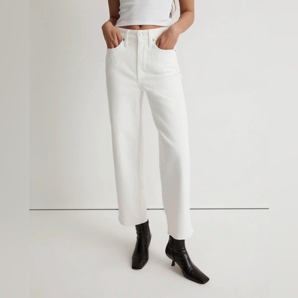 Madewell The Petite Perfect Vintage Wide-Leg Crop Jean
